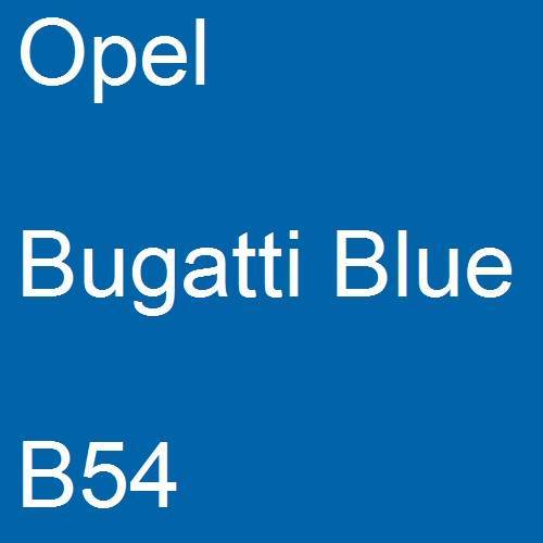 Opel, Bugatti Blue, B54.